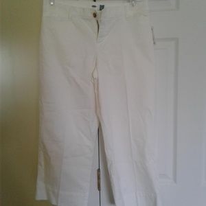 Old Navy White Capris
